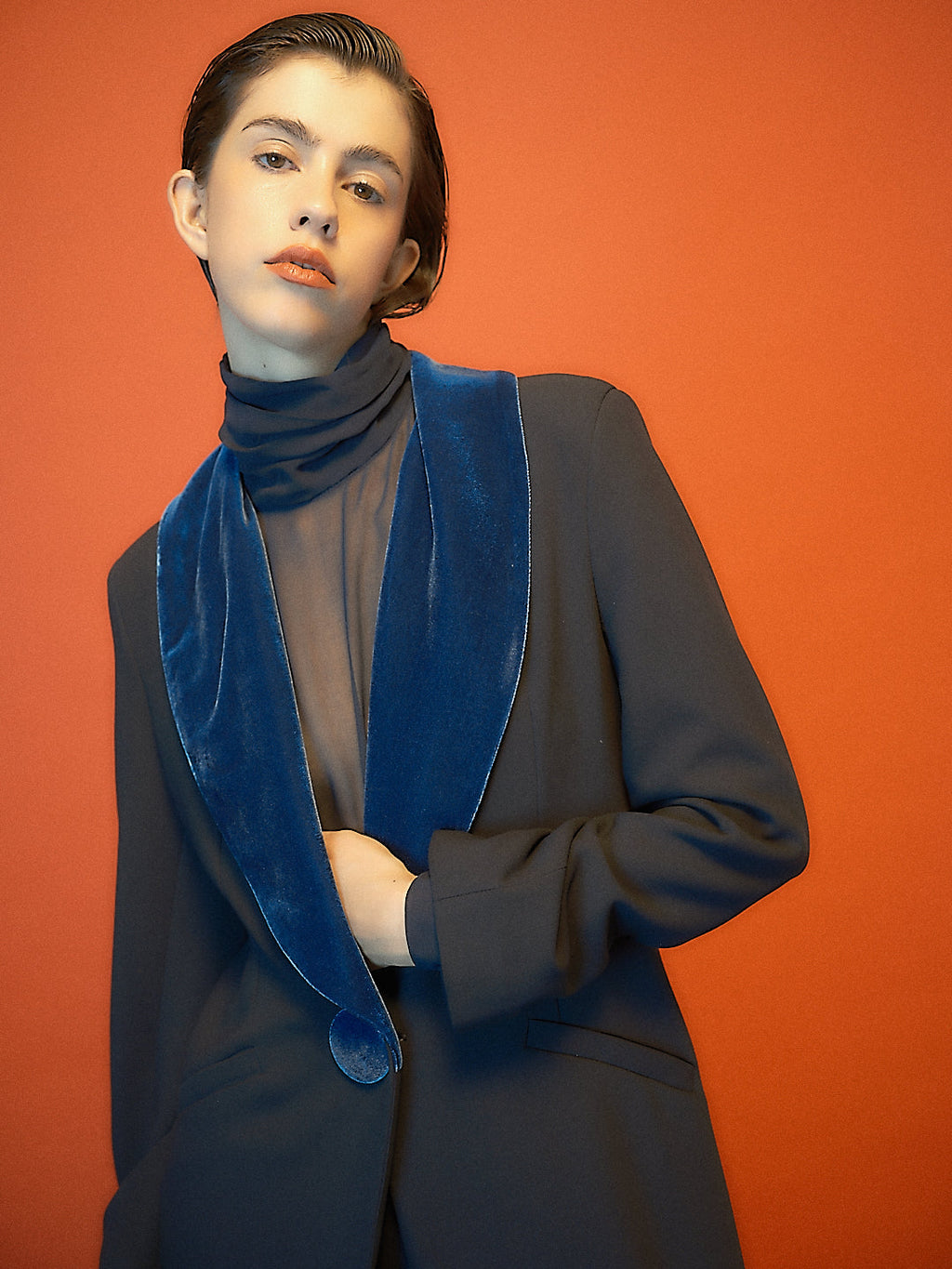 Abrigo Emilia marino