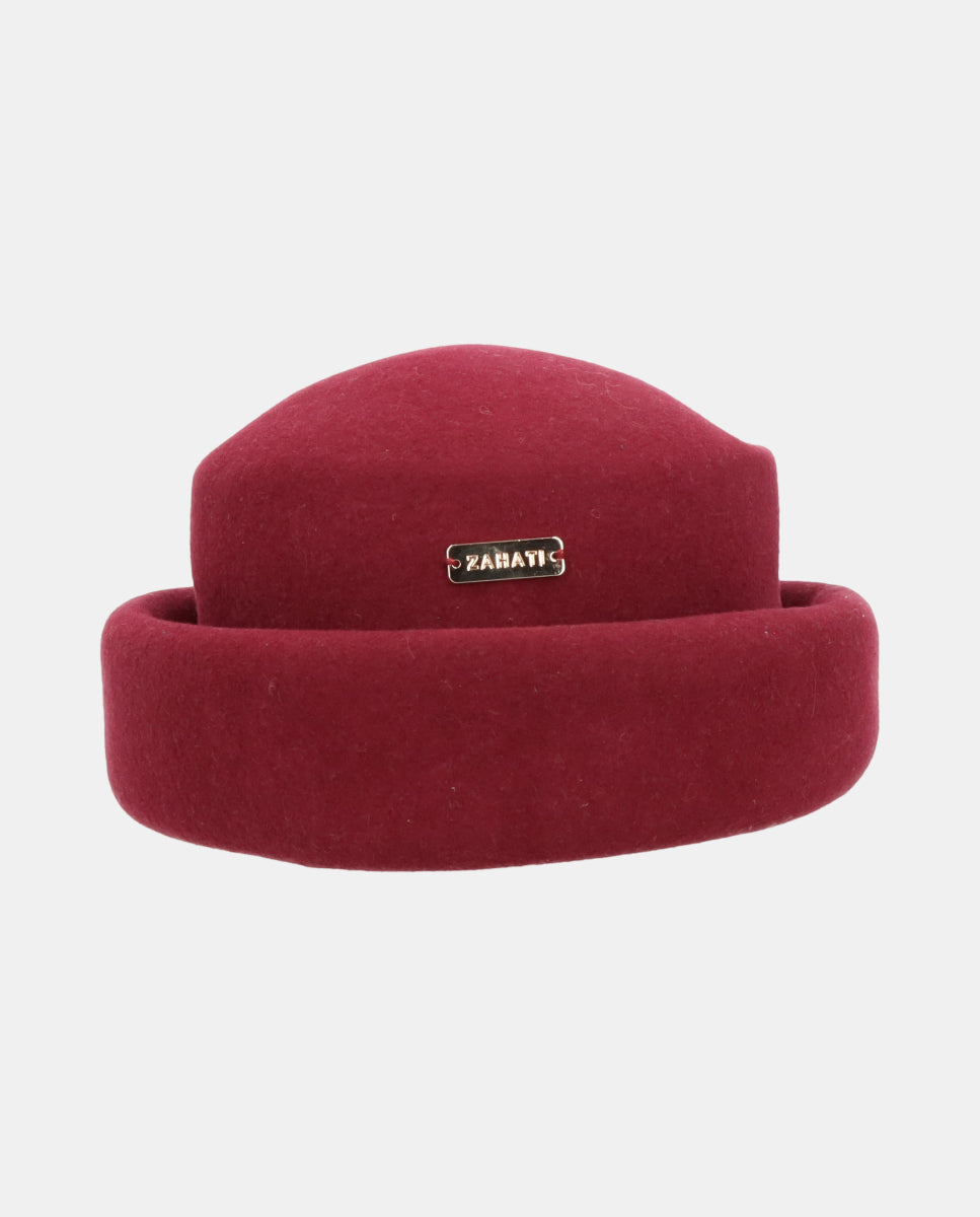 Casquete Nina Burdeos