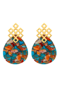 Pendientes Endless Knot Multicolor