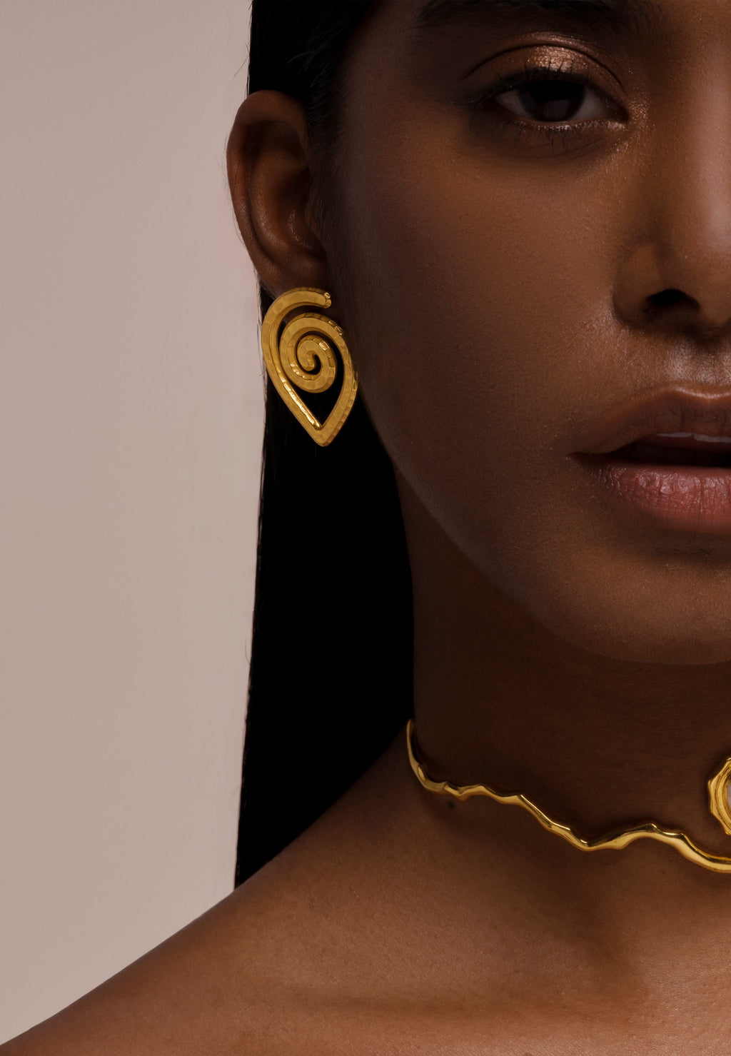 Pendientes Spiral Dorados