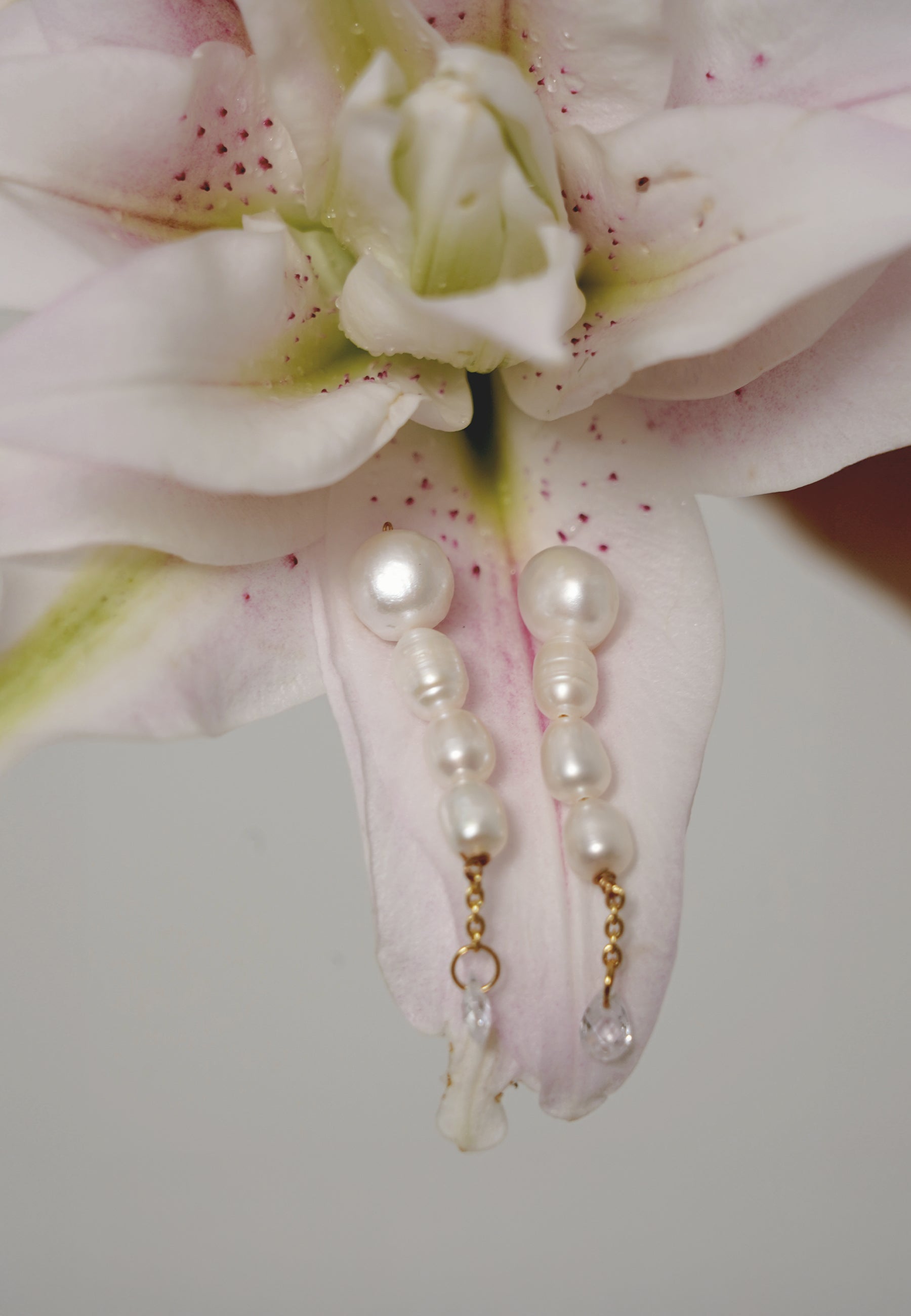 Pendientes Brisa Perlas Mini