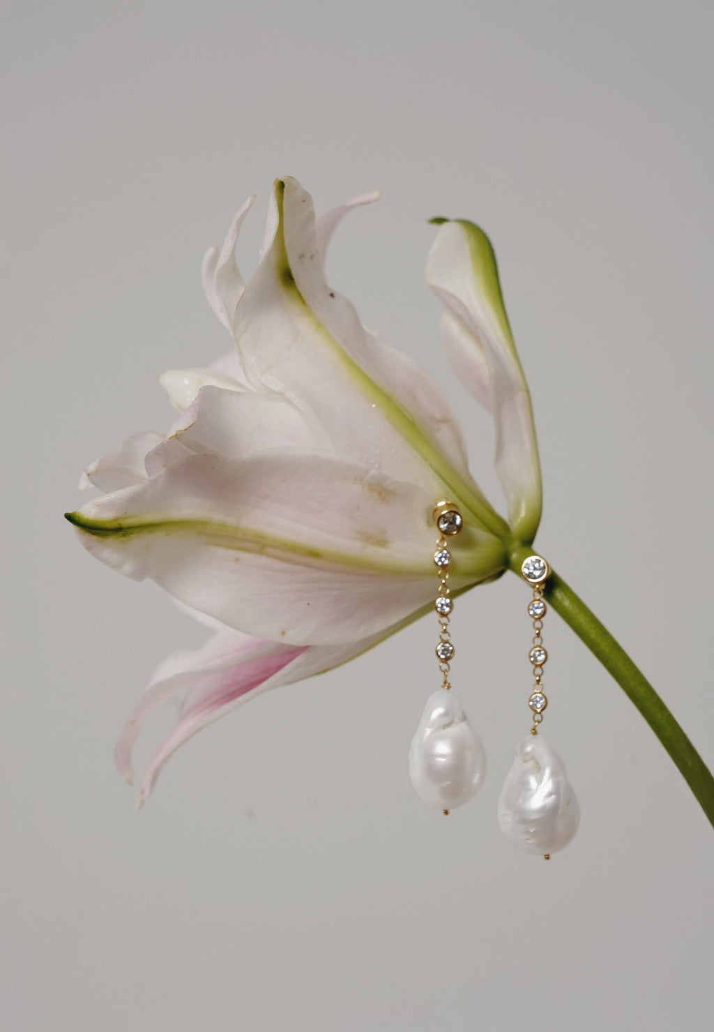 Pendientes Celine Perla Barroca