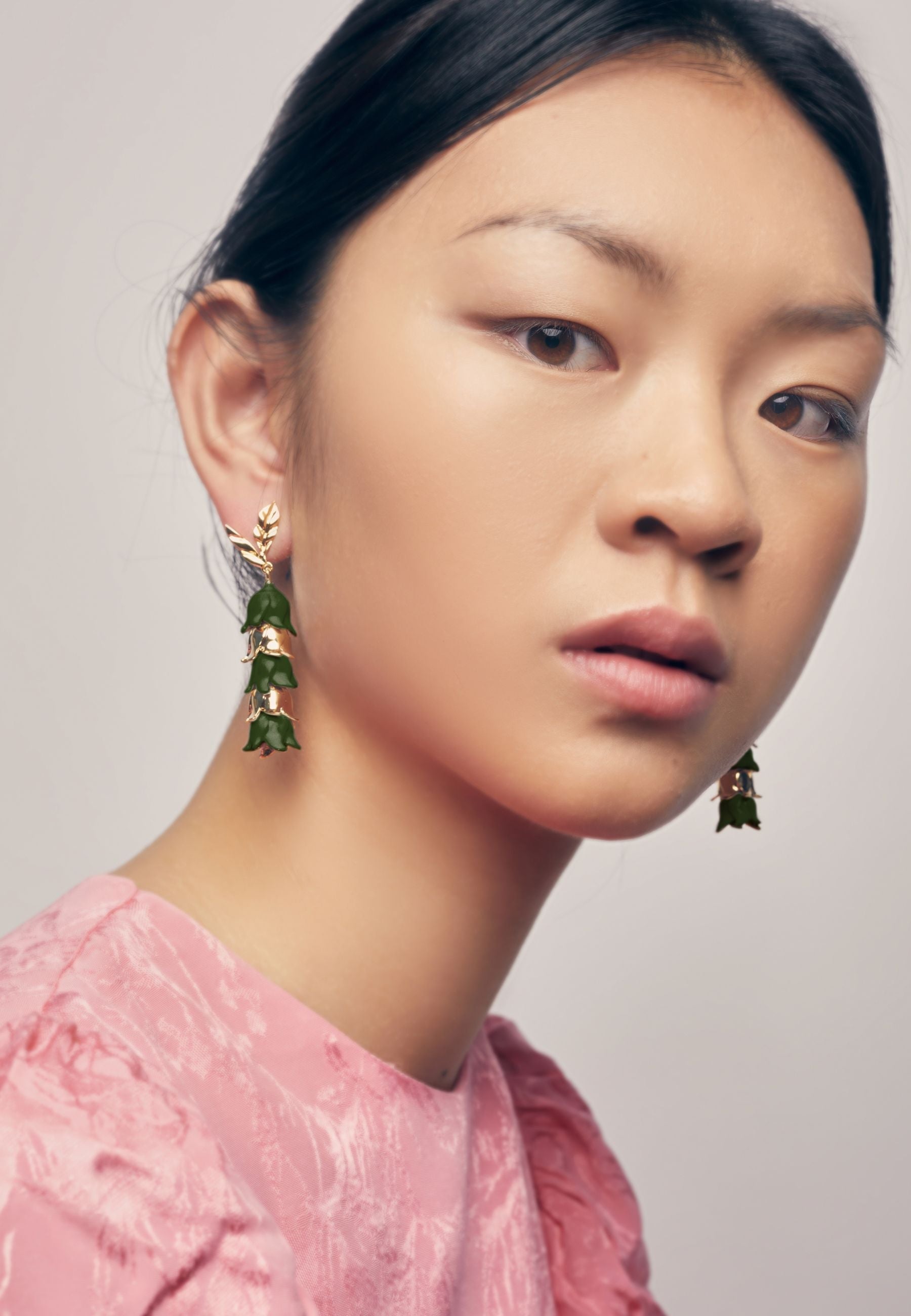 Pendientes Lirium Verdes