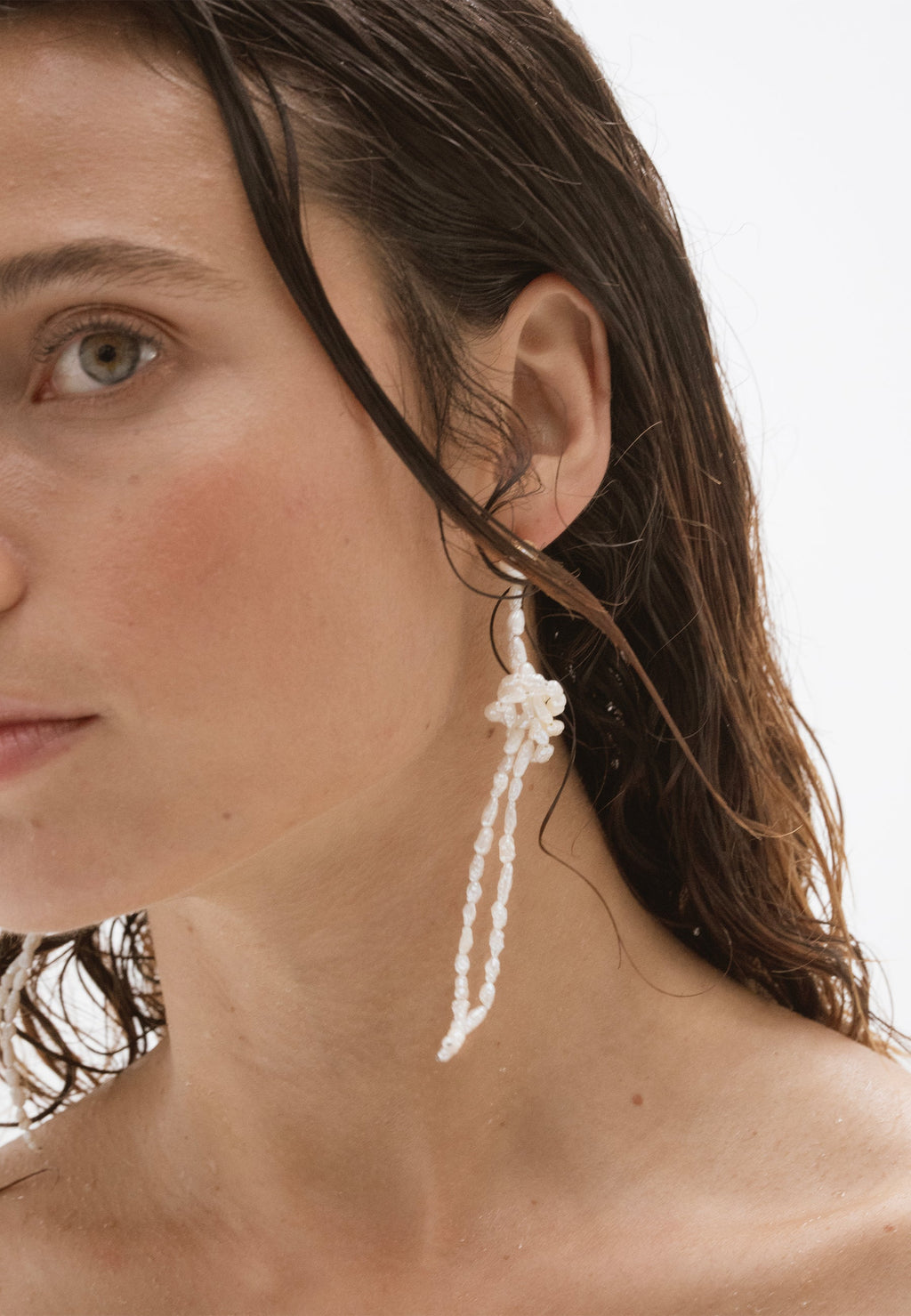 Pendientes Hebe Perlas