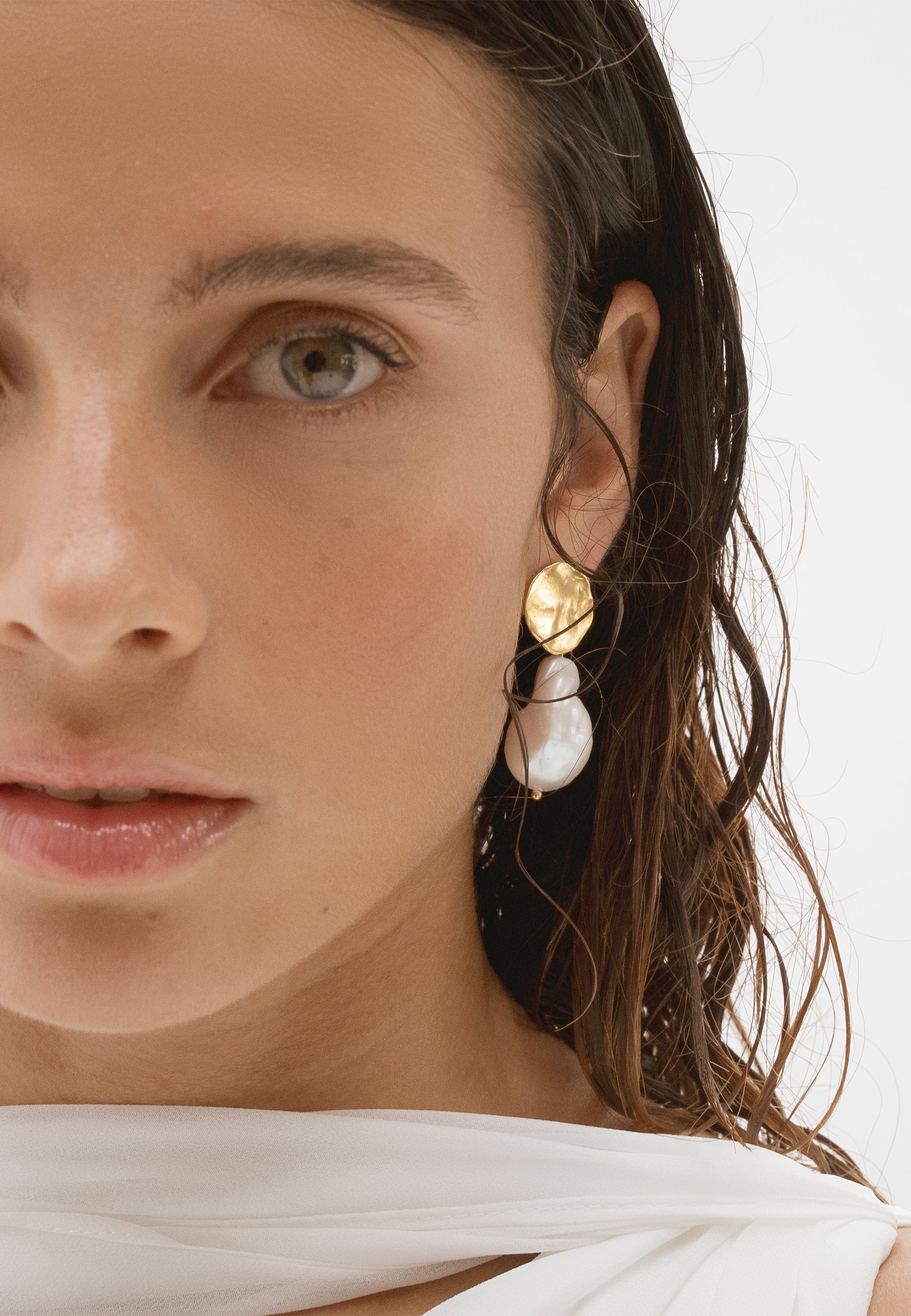 Pendientes Ondina Perla