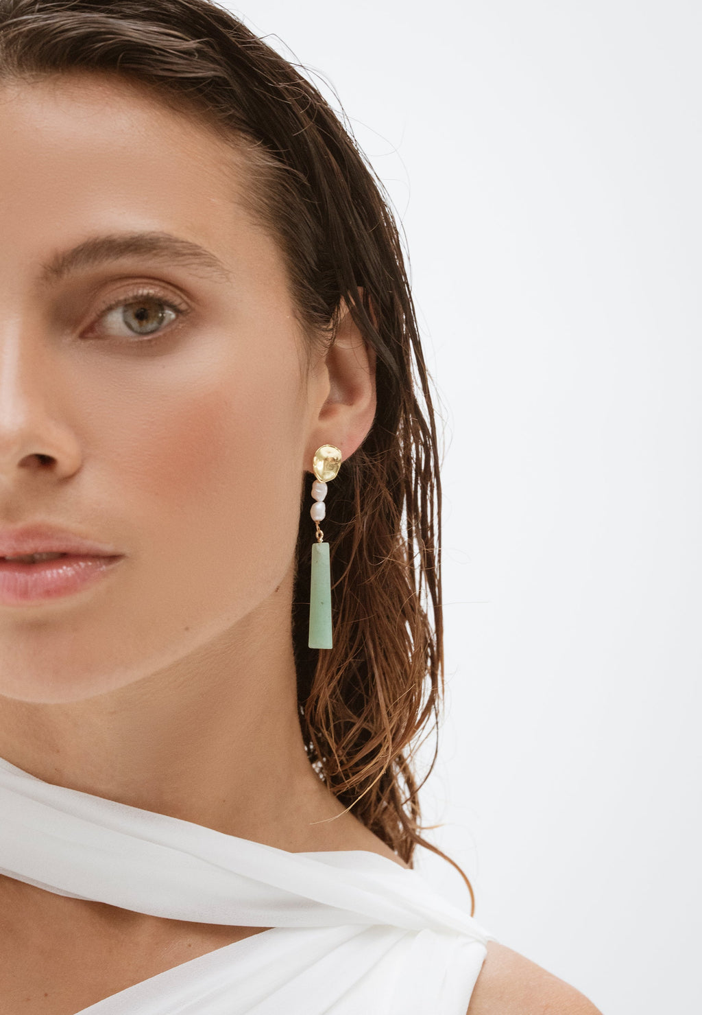 Melina Aquamarine Earrings