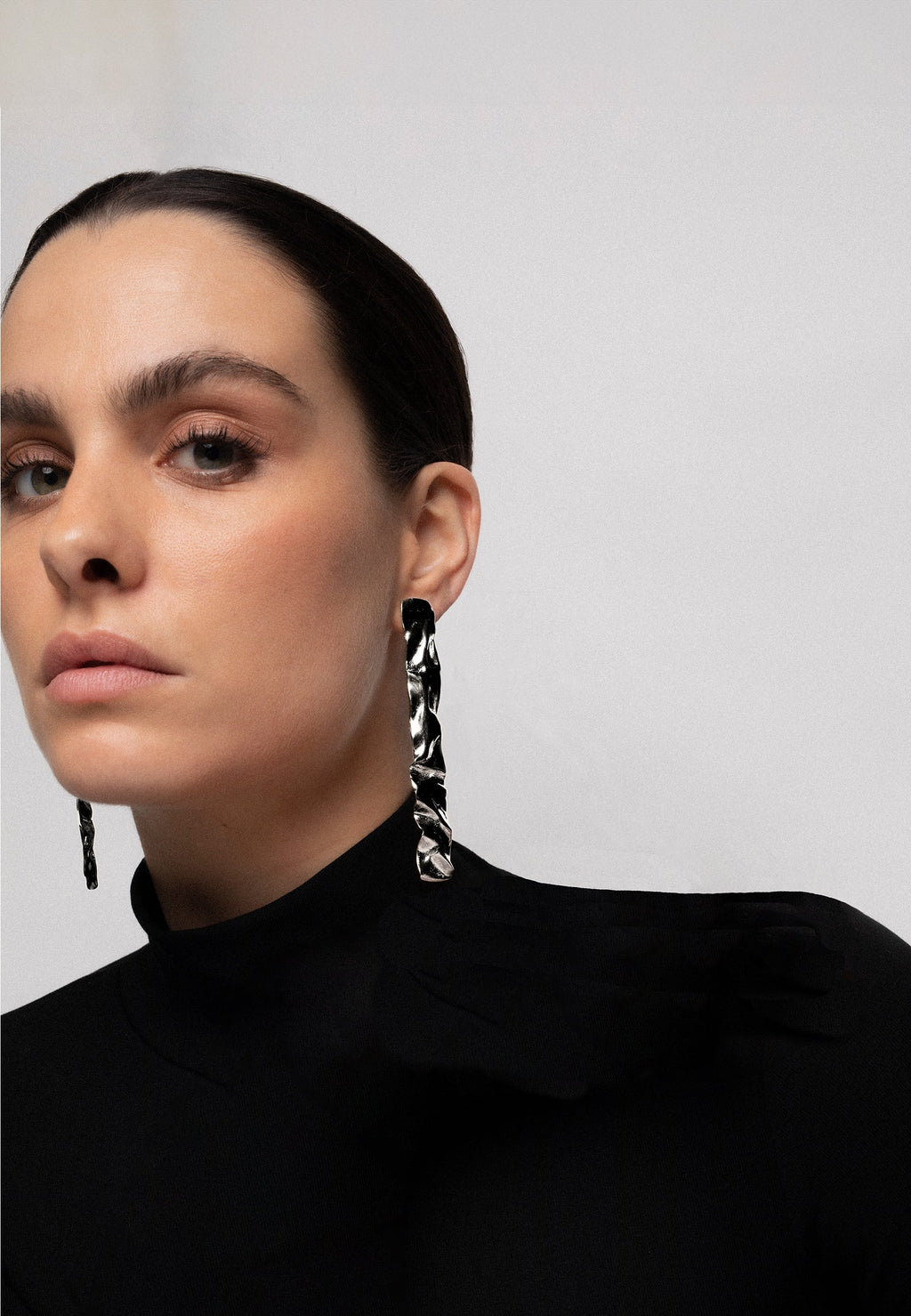 Pendientes Clemence Plata