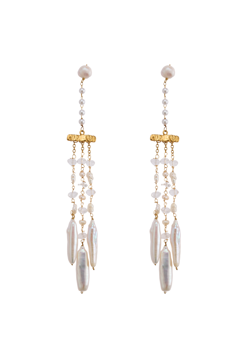 Pendientes Sirene Perlas