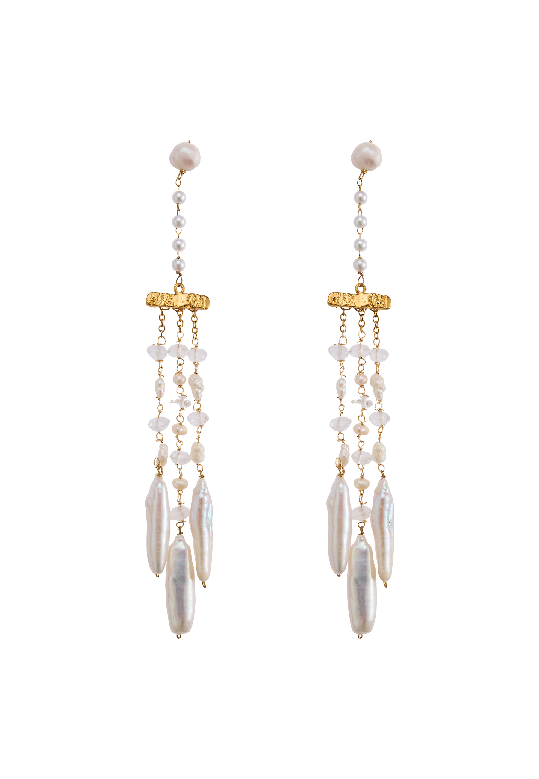 Pendientes Sirene Perlas