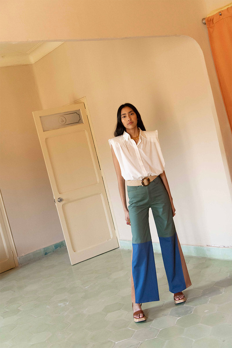 Pantalón Coro Verde stretch